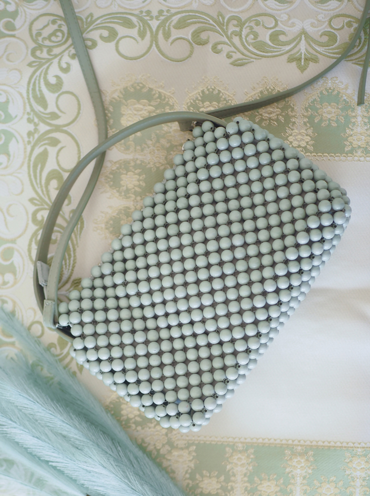 Stylish and Chic Checkered Purse paired elegantly with a Light B